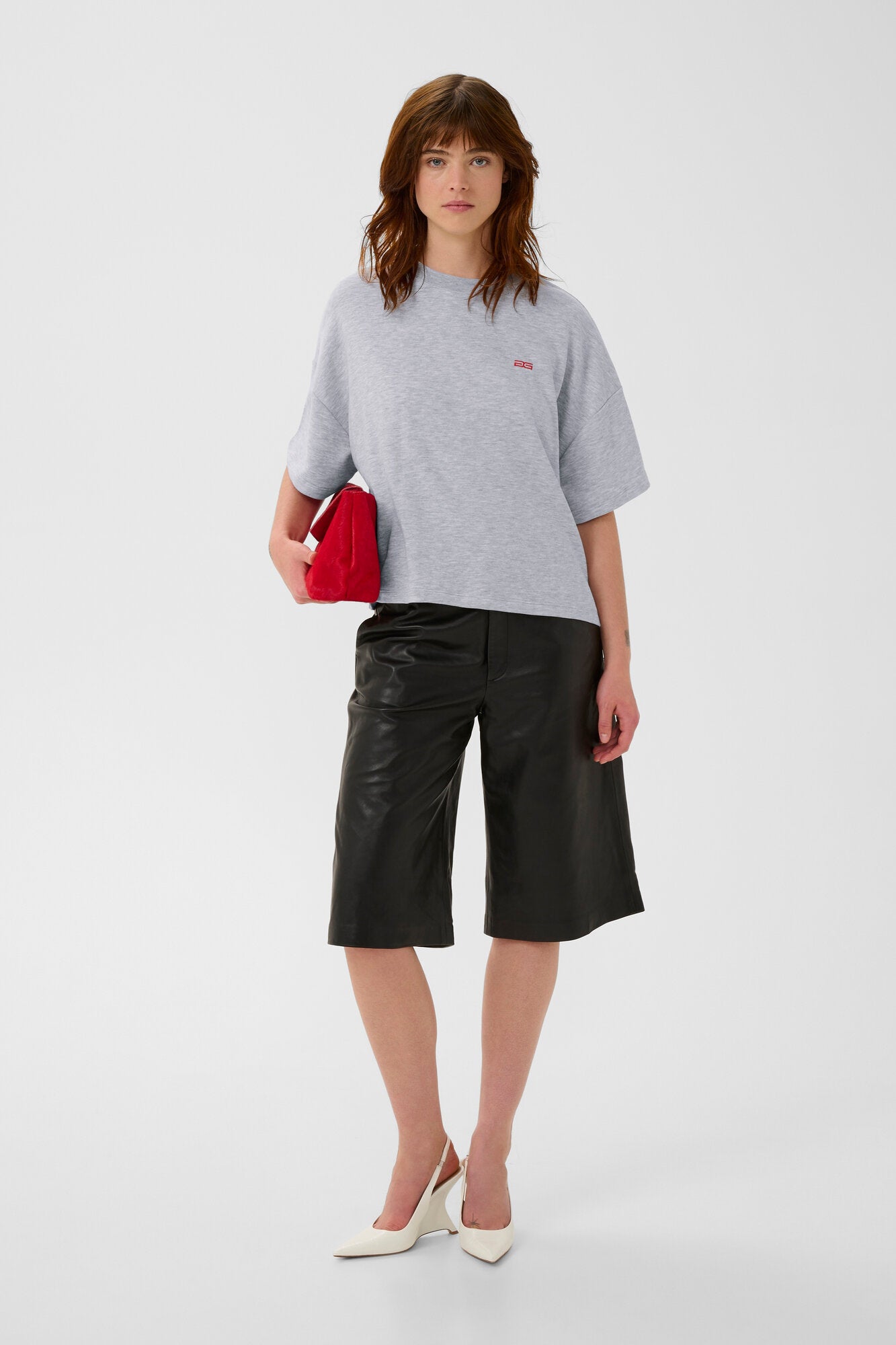 GZgilsa sweat t-shirt - Ultra Light Grey Melange